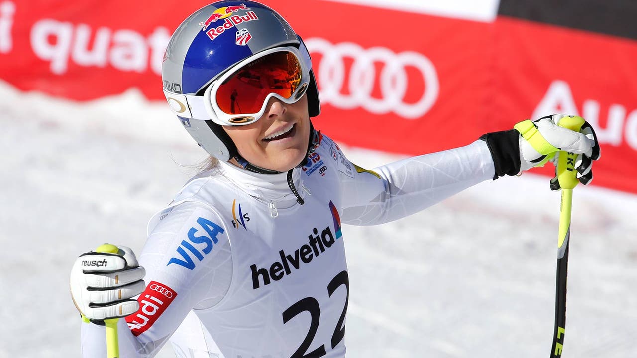 Tina Maze takes downhill gold at worlds; Lindsey Vonn struggles to fifth